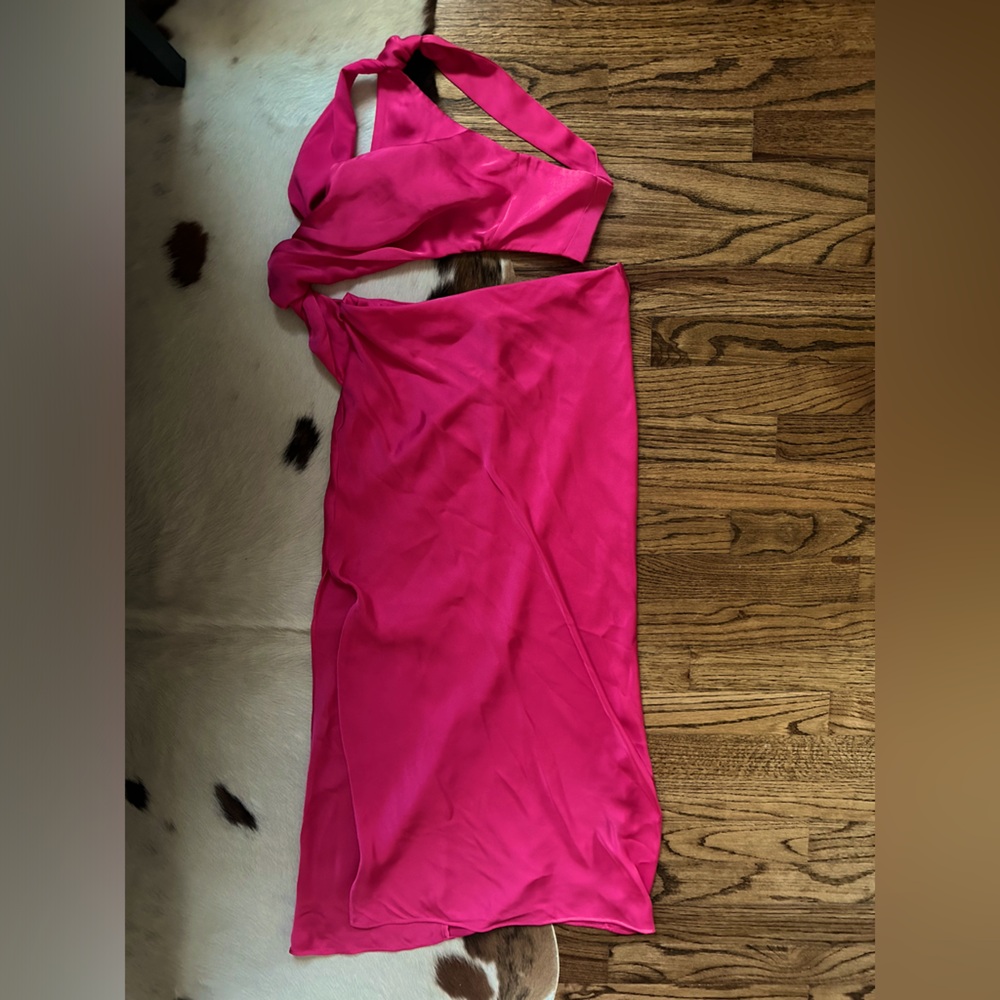 NBD Misha Midi Dress Pink